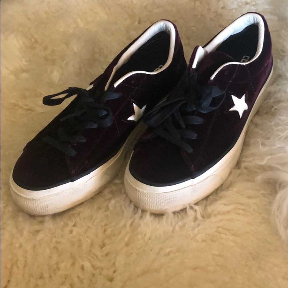 Converse All Star Velvet shoes